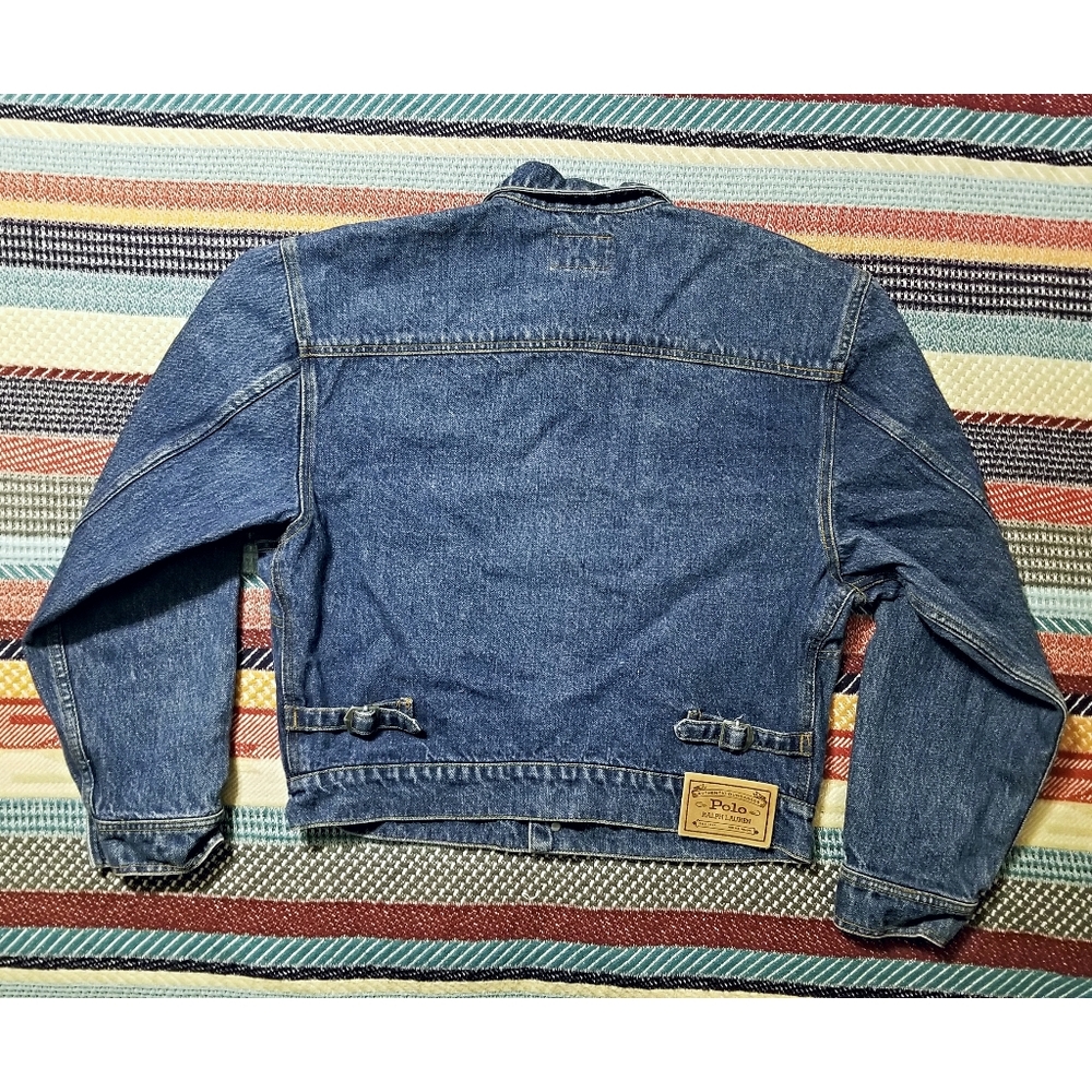 VINTAGE 90s POLO RALPH LAUREN WESTERN STYLEDENIM JACKET- WOMEN'S SIZE MEDIUM - Picture 13 of 13